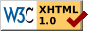 Site valide XHTML 1.0 strict